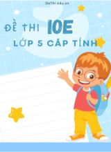 Bộ đề thi IOE Lớp 5 cấp tỉnh